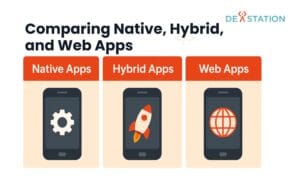 Native hybrid and web app
