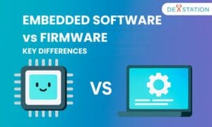 Embedded software vs firmware