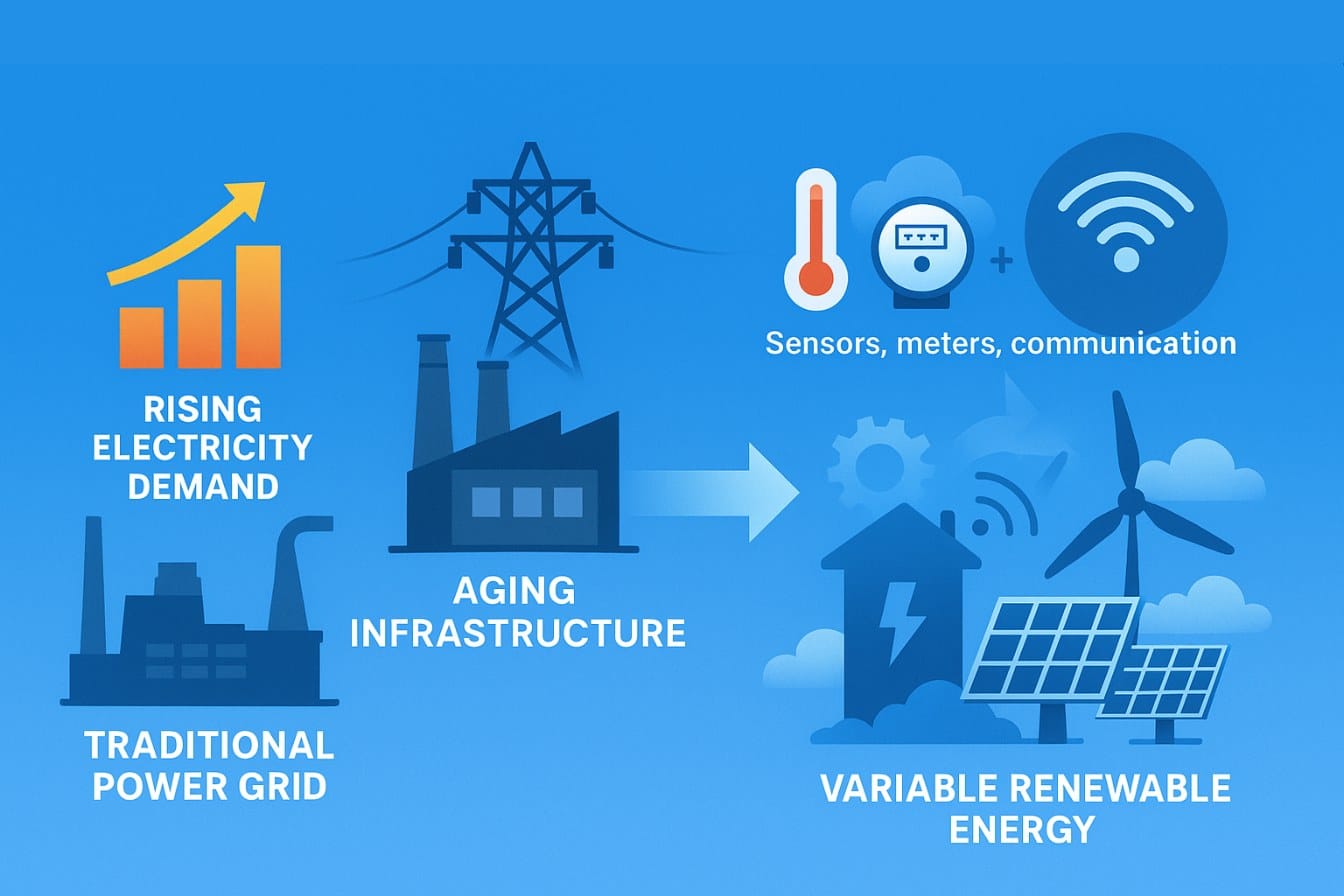 Smart Energy: 5 Ways IoT Creates Efficient Grids 1 IoT connects every part of the energy grid, from generation to consumption, for optimal efficiency.