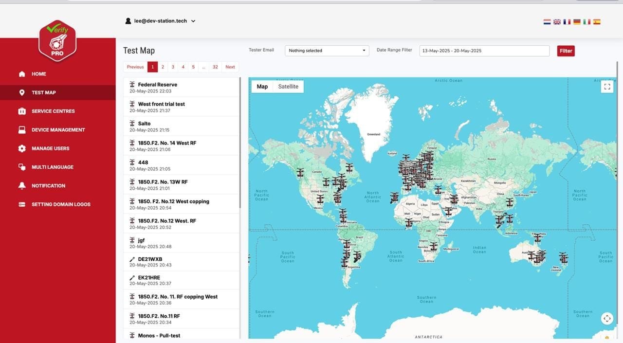 verify auto test map